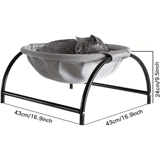 Cat Hammock Bed - Breathable & Elevaded Cooling Bed for Cats