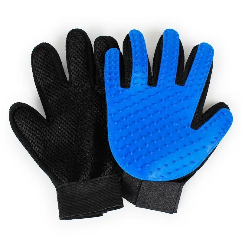 Pet Grooming Glove - for Cats & Dogs, Easy Hair Removal. Guante de Cepillado para Gatos y Perros, Remueve el pelo .Fácilmente