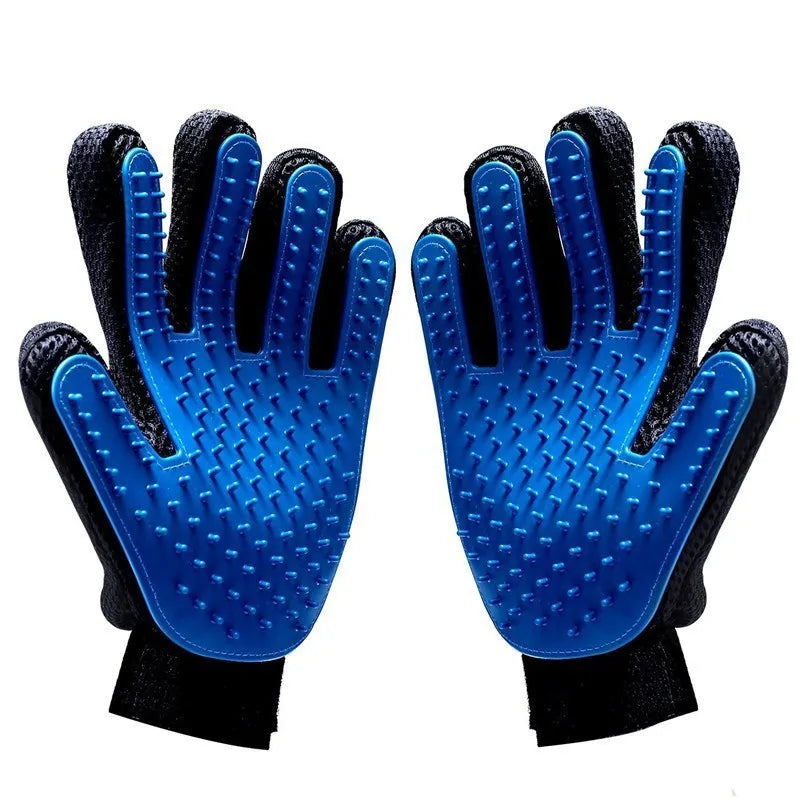 Pet Grooming Glove - for Cats & Dogs, Easy Hair Removal. Guante de Cepillado para Gatos y Perros, Remueve el pelo .Fácilmente