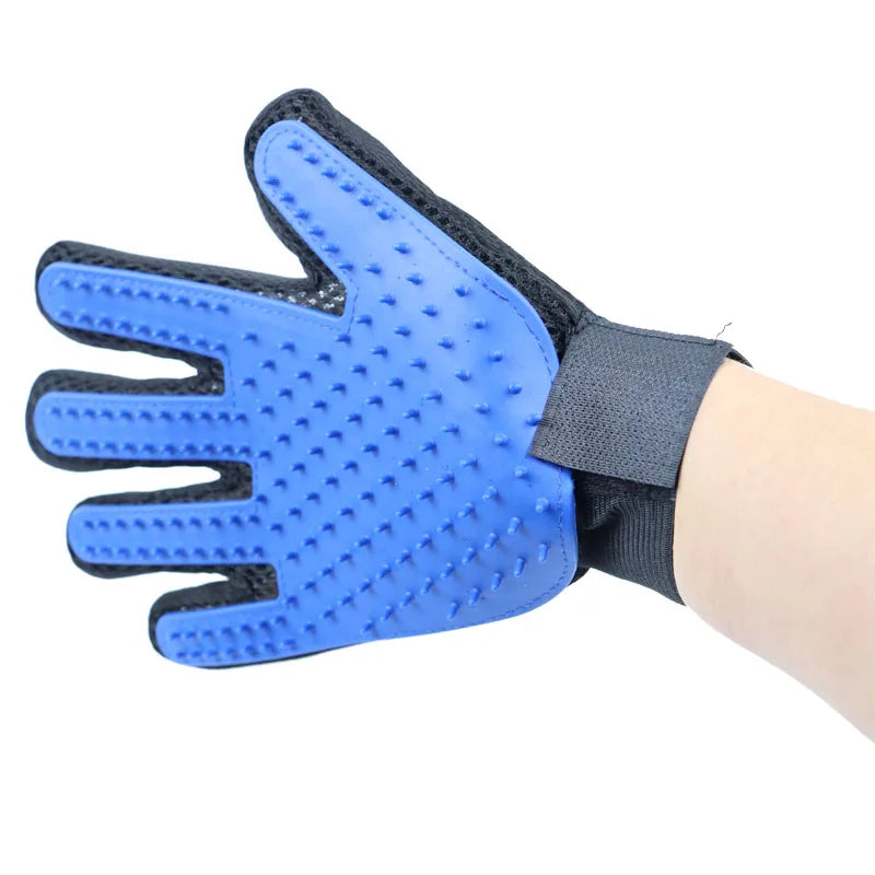 Pet Grooming Glove - for Cats & Dogs, Easy Hair Removal. Guante de Cepillado para Gatos y Perros, Remueve el pelo .Fácilmente