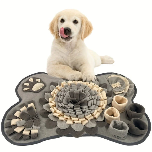 Interactive Sniffing Mat for Dogs – Durable Slow Feeder & Foraging Training Pad. Alfombra Olfativa para Perros – Alimentación Lenta y Entrenamiento de Búsqueda.