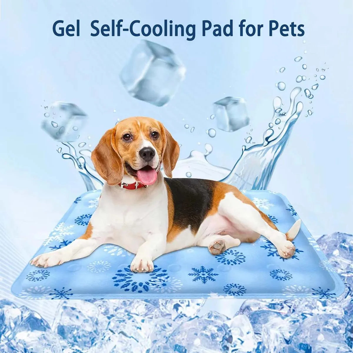 Pet Cooling Mat - Waterproof & Wear - Resistaint Bed for Dogs and Cats. Alfombra Refrescante para Mascotas Impermeable y Resistente para Perros y Gatos.