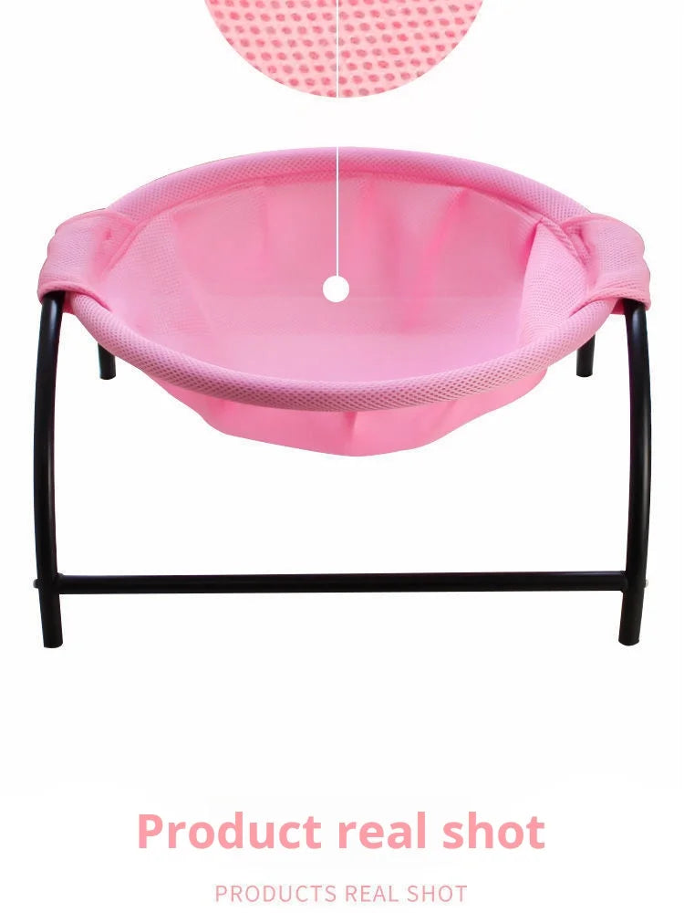 Cat Hammock Bed – Breathable, Cooling & Elevated Pet Bed. Cama Hamaca para Gatos – Elevada, Fresca y Transpirable.