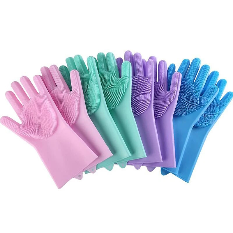 Pet Grooming Gloves silicone Hair Remover for dogs & cats. guante para cepillado, removedor de pelo de silicona para perros y gatos.
