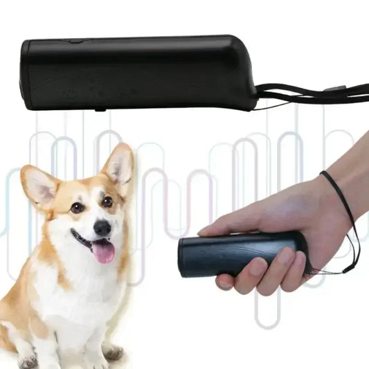 Ultrasonic  Dog Repeller Trainer - Anti-Bark Repeller (Battery- free) Entrenador Ultrasonico para perros - Repelente Antiladridos (Sin Bateria)