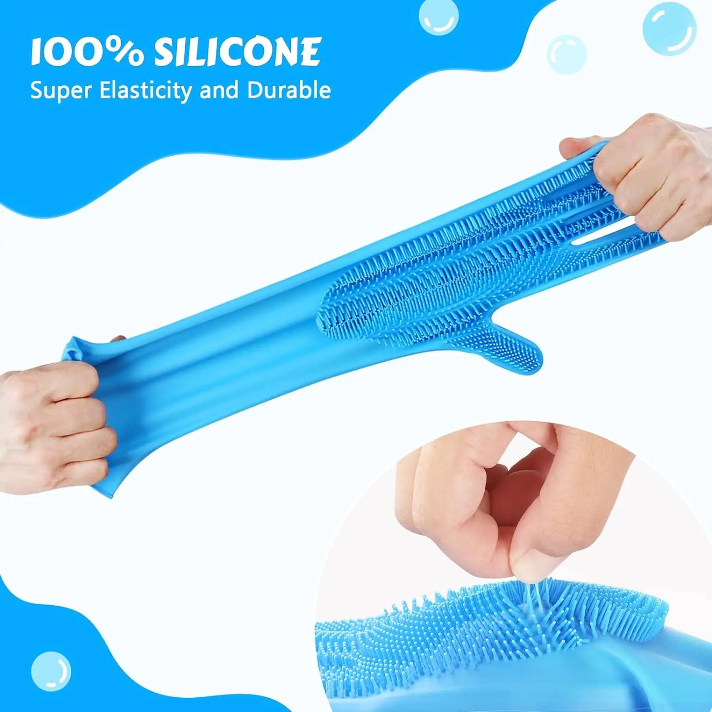Pet Grooming Gloves silicone Hair Remover for dogs & cats. guante para cepillado, removedor de pelo de silicona para perros y gatos.