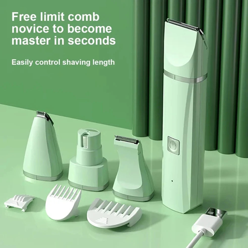 Electric Pet Clipper-4 in 1 Trimmer for Dogs & Cats.
