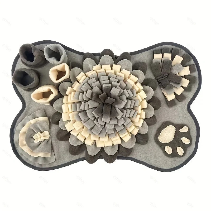 Interactive Sniffing Mat for Dogs – Durable Slow Feeder & Foraging Training Pad. Alfombra Olfativa para Perros – Alimentación Lenta y Entrenamiento de Búsqueda.