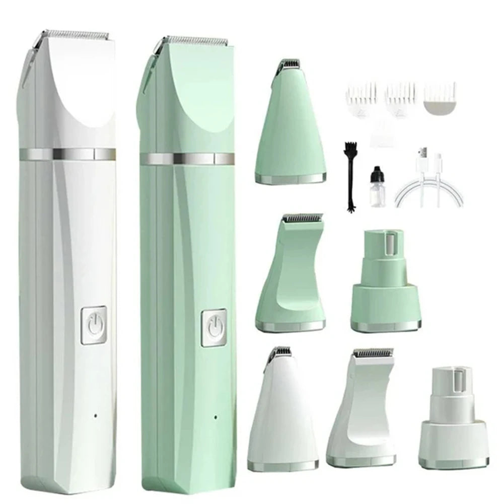 Electric Pet Clipper-4 in 1 Trimmer for Dogs & Cats.