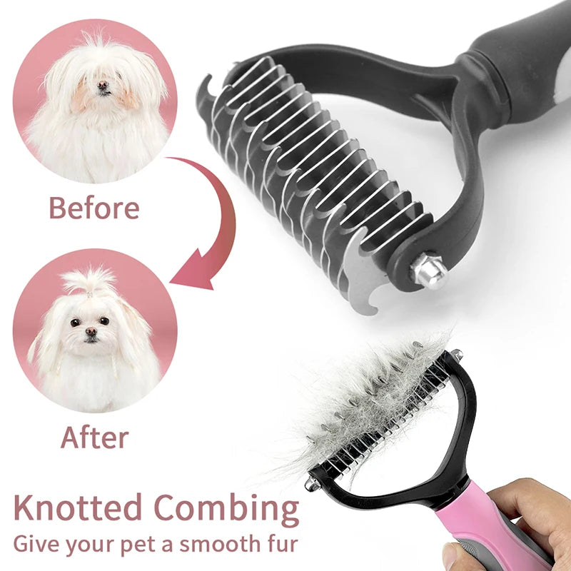 Pet Hair Remover comb for Dogs & Cats