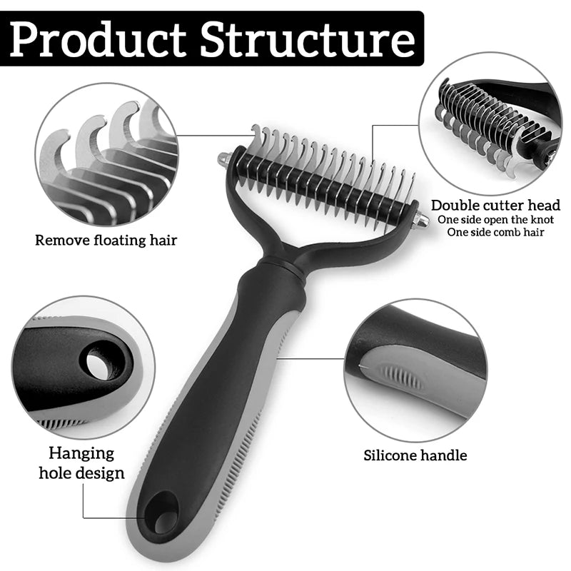 Pet Hair Remover comb for Dogs & Cats